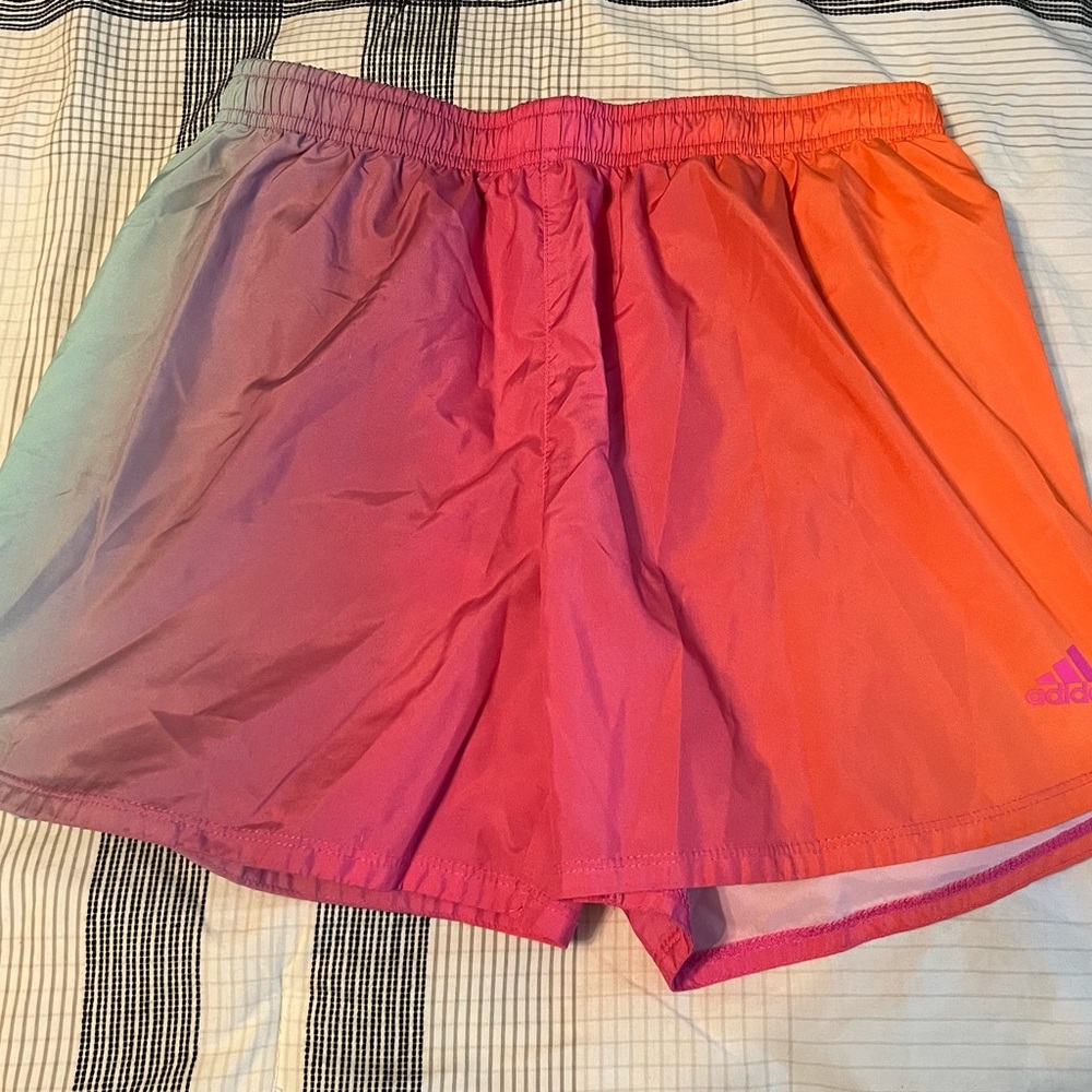 adidas Kids Shorts - Pink and Orange